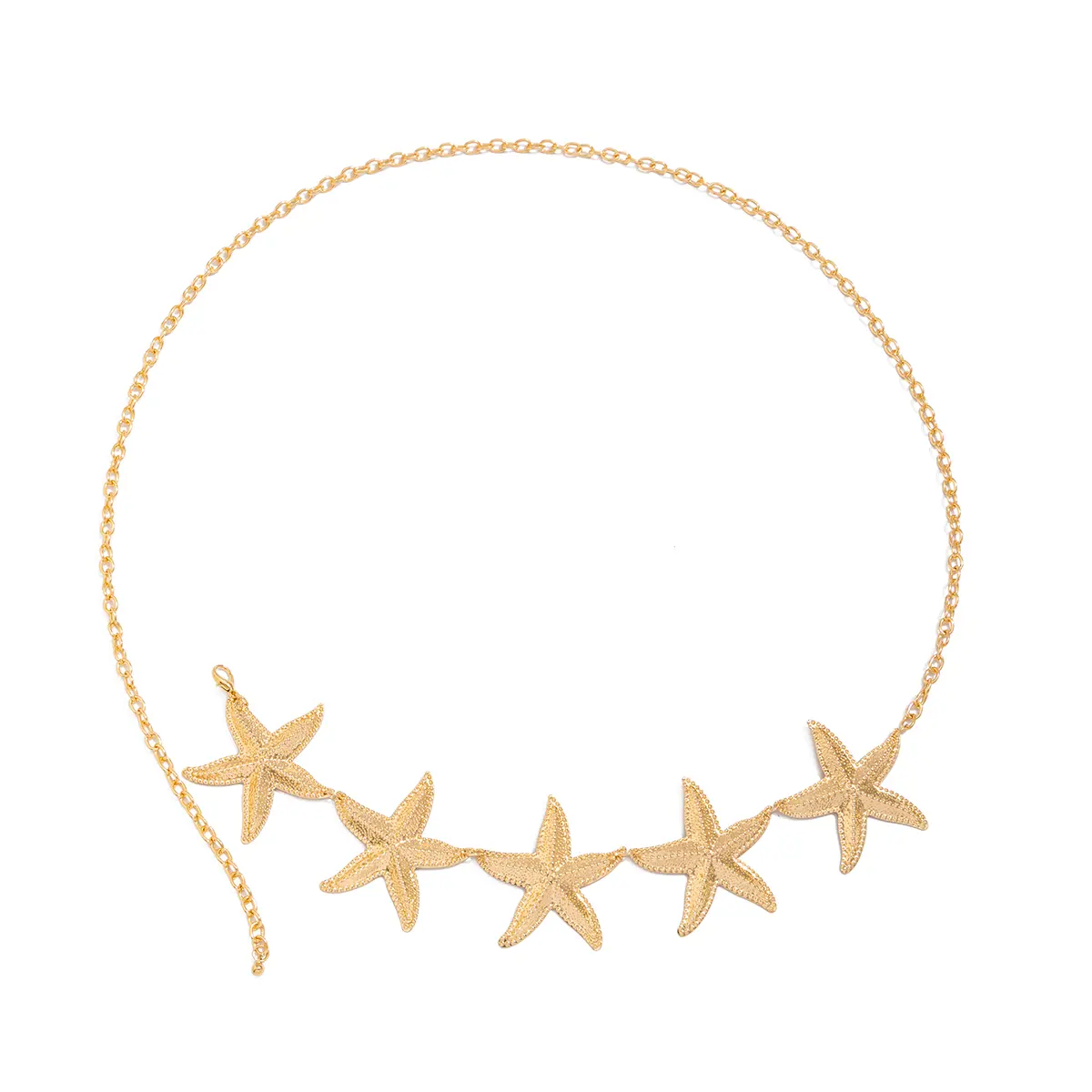 Ingemark Vintage Metal Star Starfish Waist Belly Belt Chain for Women 2025 New Fashion Boho Summer Beach Bikini Body Jewelry New
