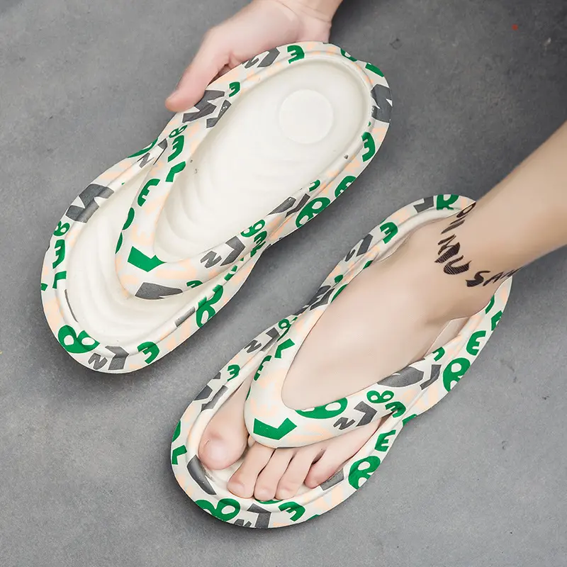 Women Beach Flip Flops Indoor Outdoor Lovers Platform Slippers Summer Shoes Women's Sandal Thick Sole Female Male Fashion Slides