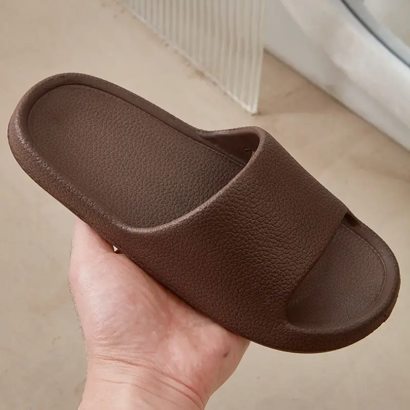 EVA Men Sandals Flip Flops Man Slippers Solid Color Simple Non-slip Soft Sole Comfortable Shower Slippers Outdoor Couple Shoes