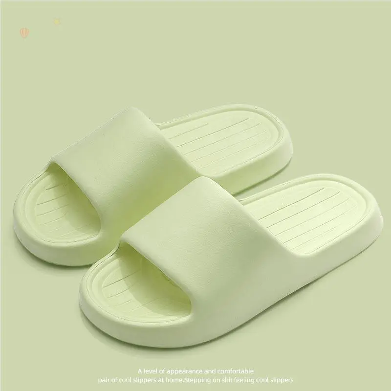 Summer Beach Flip Flops Flat Sandals Soft Sole Eva Home Slippers Women Indoor Mute Non Slip Bathroom Slides Woman Lightweight