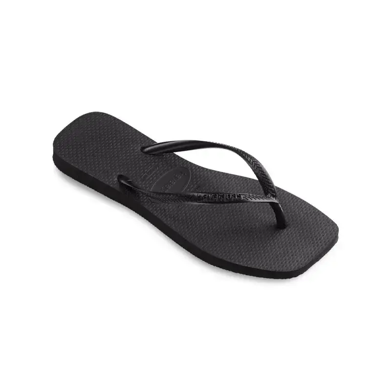 2025 New Women's Square Toe Flip Flops Outdoor Beach Sandals Original Brand Women's Casual Shoes Large Size 35-42 Women's Shoes