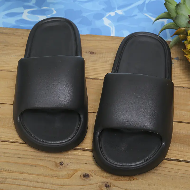 Lucyever 2024 Soft Sole Eva Slippers for Women Lightweight Non Slip Home Slippers Woman Summer Thick Platform Beach Flip Flops