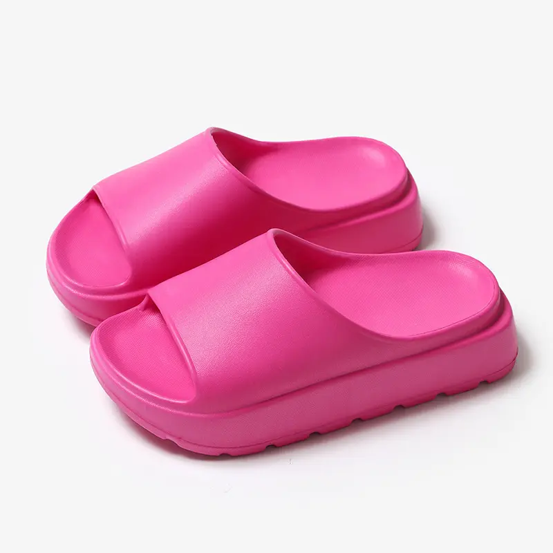 Summer Beach Thick Sole Eva Slippers Women Thick Platform Indoor Home Slides Woman Lightweight Non Slip Bathroom Flip Flops 2024