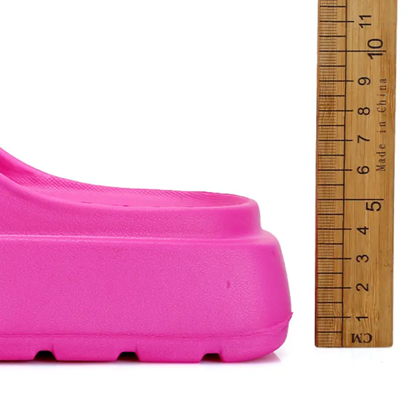 Summer Beach Thick Sole Eva Slippers Women Thick Platform Indoor Home Slides Woman Lightweight Non Slip Bathroom Flip Flops 2024