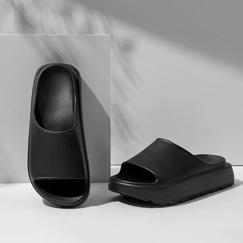 Summer Beach Thick Sole Eva Slippers Women Thick Platform Indoor Home Slides Woman Lightweight Non Slip Bathroom Flip Flops 2024