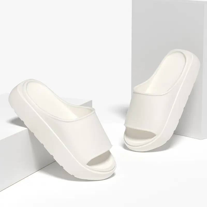 Summer Beach Thick Sole EVA Slippers Women Thick Platform Indoor Home Slides Woman Lightweight Non Slip Bathroom Flip Flops