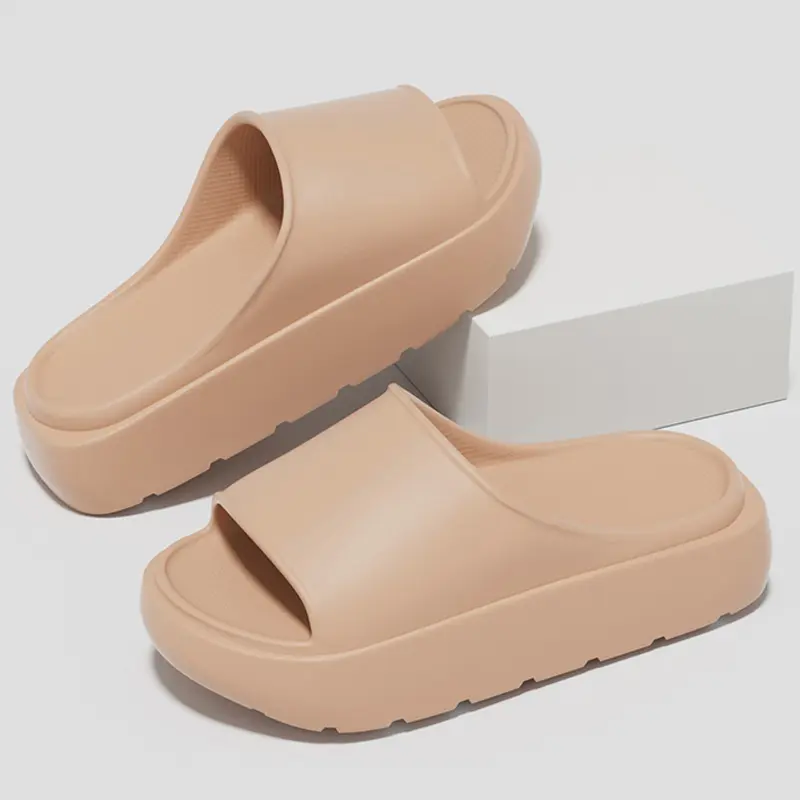 Summer Beach Thick Sole EVA Slippers Women Thick Platform Indoor Home Slides Woman Lightweight Non Slip Bathroom Flip Flops