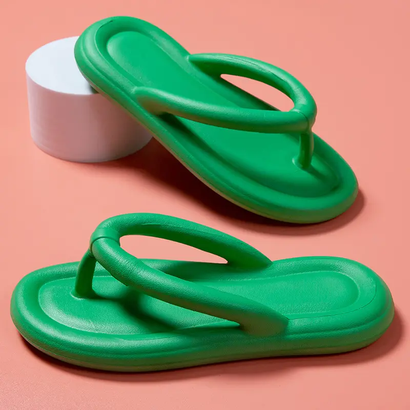 Summer Candy Colors Flip Flops Beach 2023 New Soft Bottom Flat Slippers Women Men Outdoor Comfy Non Slip Flat Slide Sandals Ship
