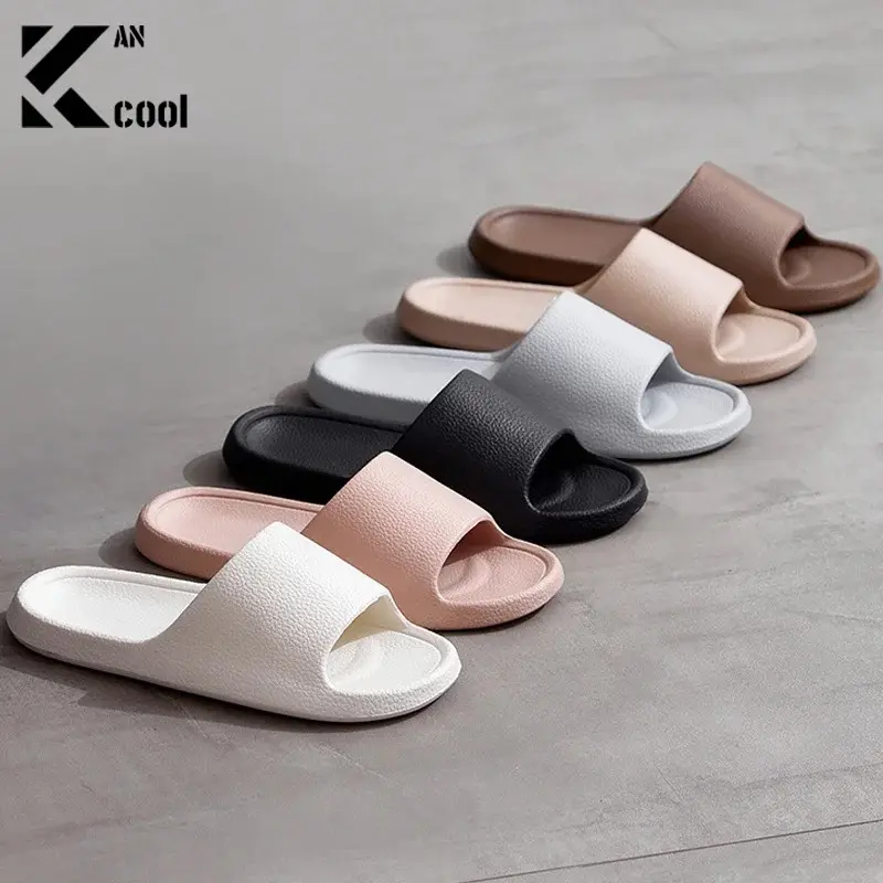 2025 Women Soft Sole Slippers Thick Platform Indoor Outdoor Beach Sandals Summer Non Slip Flip Flops Comfortable Casual Footwear