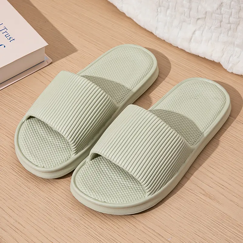 Thick Platform Bathroom Home Slippers Women Fashion Soft Sole EVA Indoor Slides Woman Sandals 2024 Summer Non-slip Flip Flops