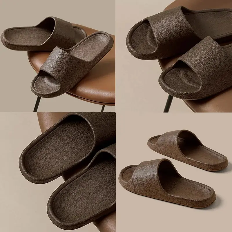 2025 Women Soft Sole Slippers Thick Platform Indoor Outdoor Beach Sandals Summer Non Slip Flip Flops Comfortable Casual Footwear