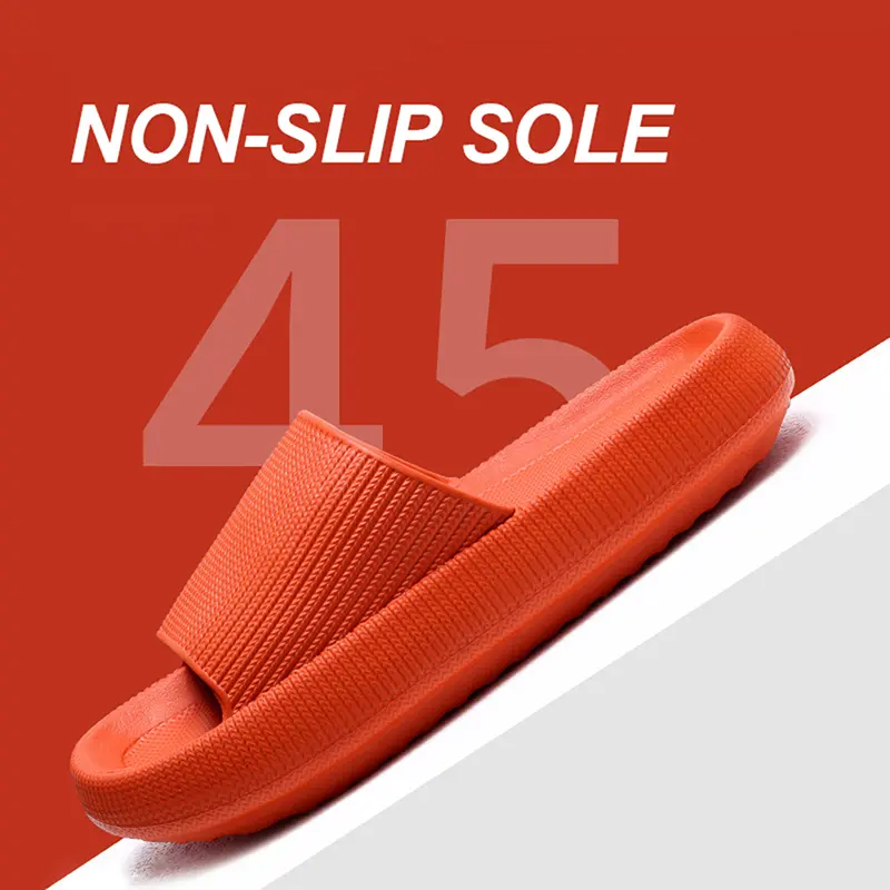 Summer Thick Platform Cloud Slippers Women Non Slip Shower Flip Flops Bathroom Super Soft Comfy Home Pillow Slides Sandals Woman