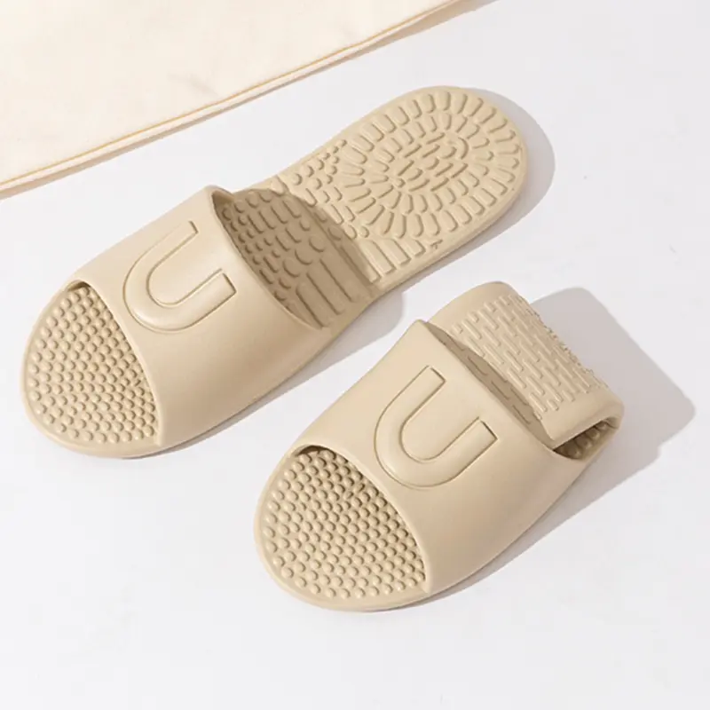 Lightweight Travel Slippers Women 2025 Summer Open Toe Soft Eva Bathroom Slides Woman Comfort Casual Non-Slip Flip Flops Ladies