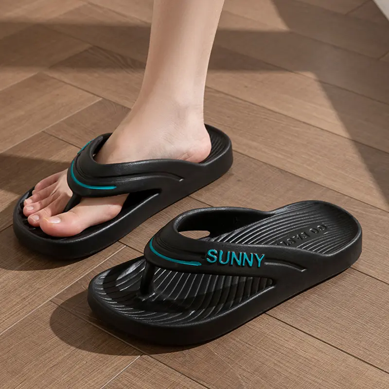 Thick Platform EVA Flip Flops For Women Summer Clip Toe Non Slip Beach Sandals Woman Men Comfortable Soft Sole Cloud Slippers
