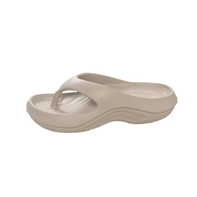 Women's Clip Toe Platform Flip Flops Summer Lightweight Soft Sole EVA Slippers for Women Thick Sole Non Slip Beach Shoes Slides