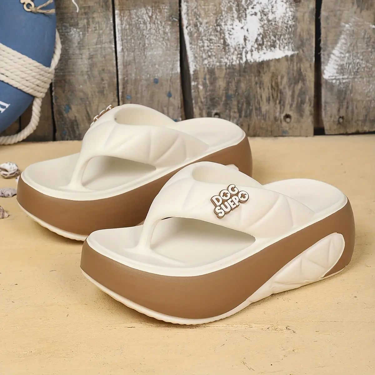 Women's Indoor Flip Flops Summer New Thick Bottom Sandals Soft Comfortable Casual Flip Flops Outdoor Beach Fashion Slippers