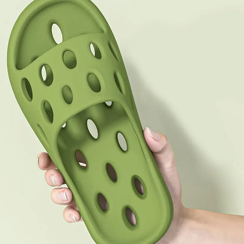 Summer Thick Platform Pillow Bathroom Home Slippers Women Fashion Soft Sole EVA Indoor Slides Sandals  Non-slip Flip Flops