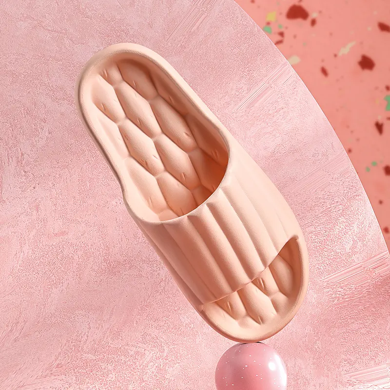 Women's Thick Platform Cloud Slippers EVA Soft Sole Pillow Slides Summer Beach Flip Flops Women Non Slip Bathroom Home Slippers