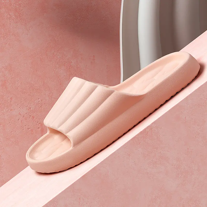 Women's Thick Platform Cloud Slippers EVA Soft Sole Pillow Slides Summer Beach Flip Flops Women Non Slip Bathroom Home Slippers