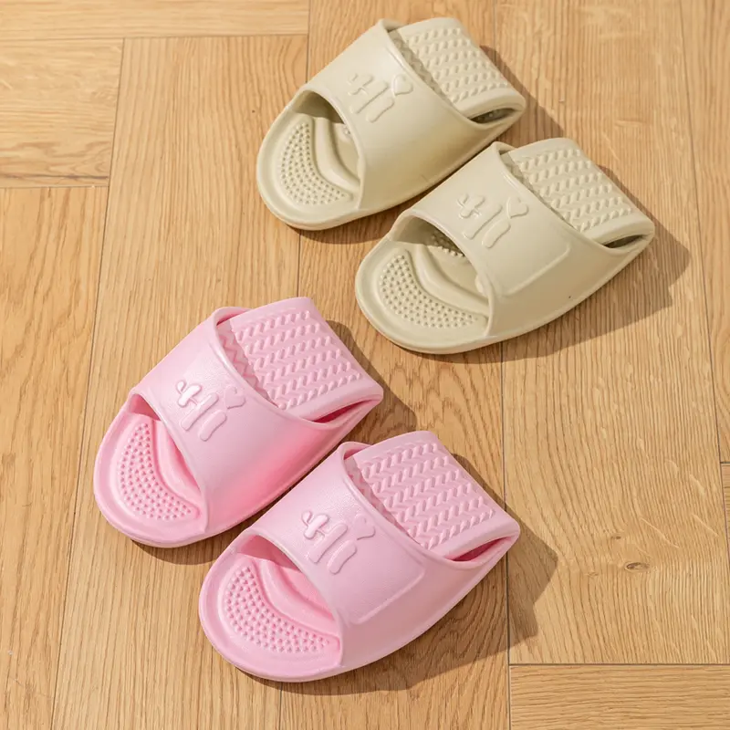 New Women's Travel Slippers-Foldable Lightweight Portable Sandals, Soft Sole Massage House Slippers, Quick-Dry Shower Flip Flops