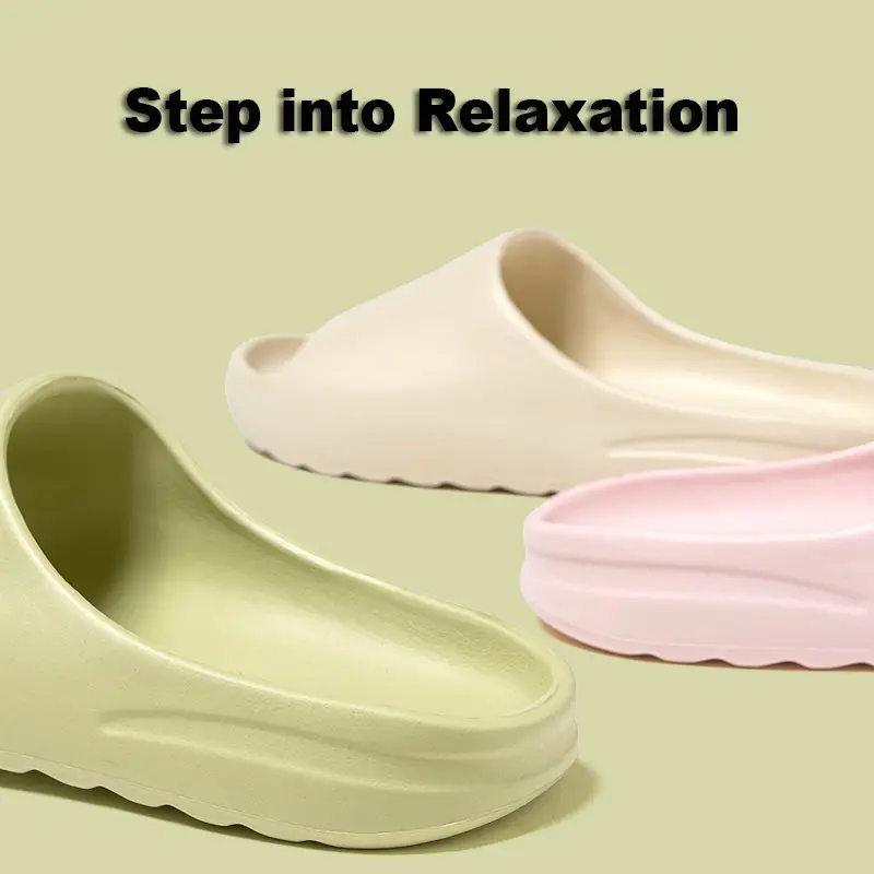 Summer Slippers Women Men EVA Soft Thick Bottom Indoor Outdoor Home Slides Sandals Light Beach Shoes Male Slippers Flip Flops