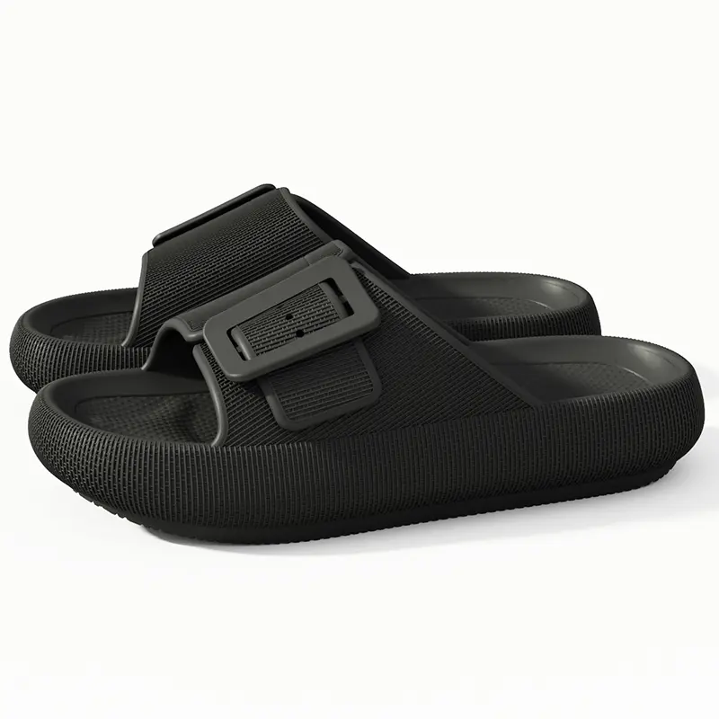 New Women's Thick Sole Flip Flops - Summer Outdoor Sandals , Lightweight EVA Beach Slides, Anti-Slip Shower Unisex Shoes