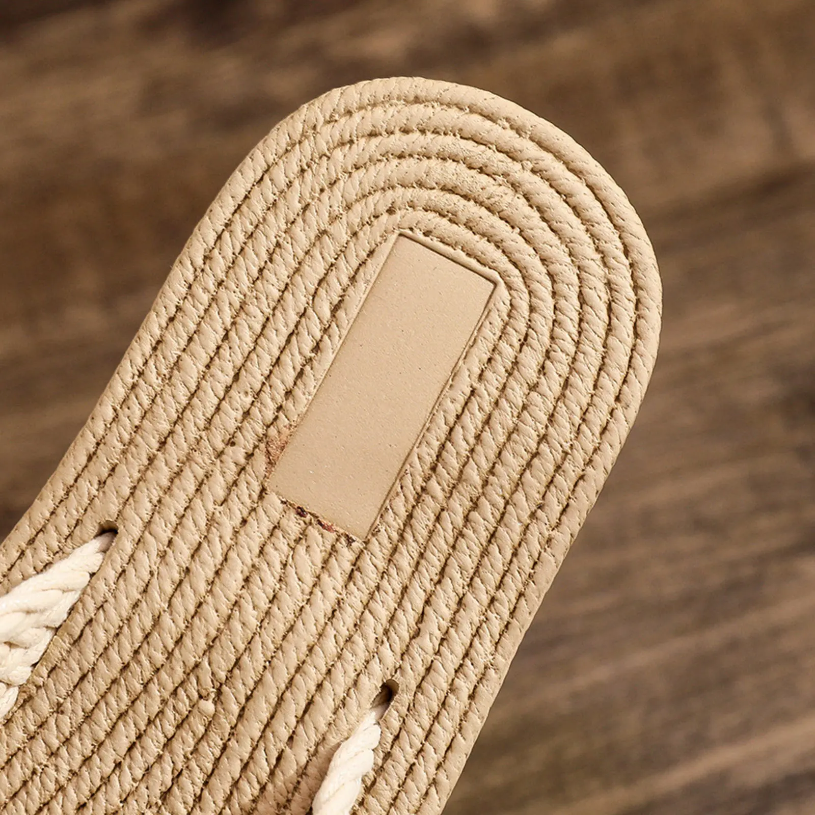 Beach Flip Flops Women Flat Bottom Thong Slippers Imitation Hemp Rope High Quality Jandal Sandals Women
