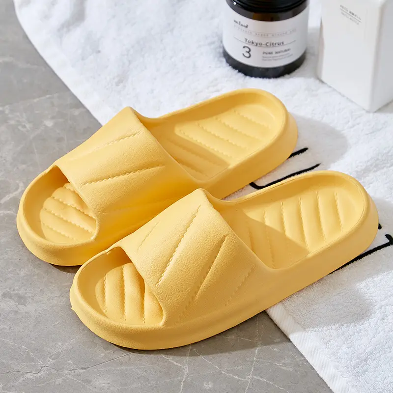 EVA Men Sandals Flip Flops Man Slippers Solid Color Simple Non-slip Soft Sole Comfortable Shower Slippers Outdoorf Couple Shoes