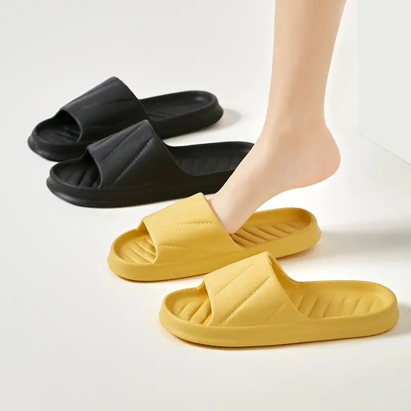 EVA Men Sandals Flip Flops Man Slippers Solid Color Simple Non-slip Soft Sole Comfortable Shower Slippers Outdoorf Couple Shoes