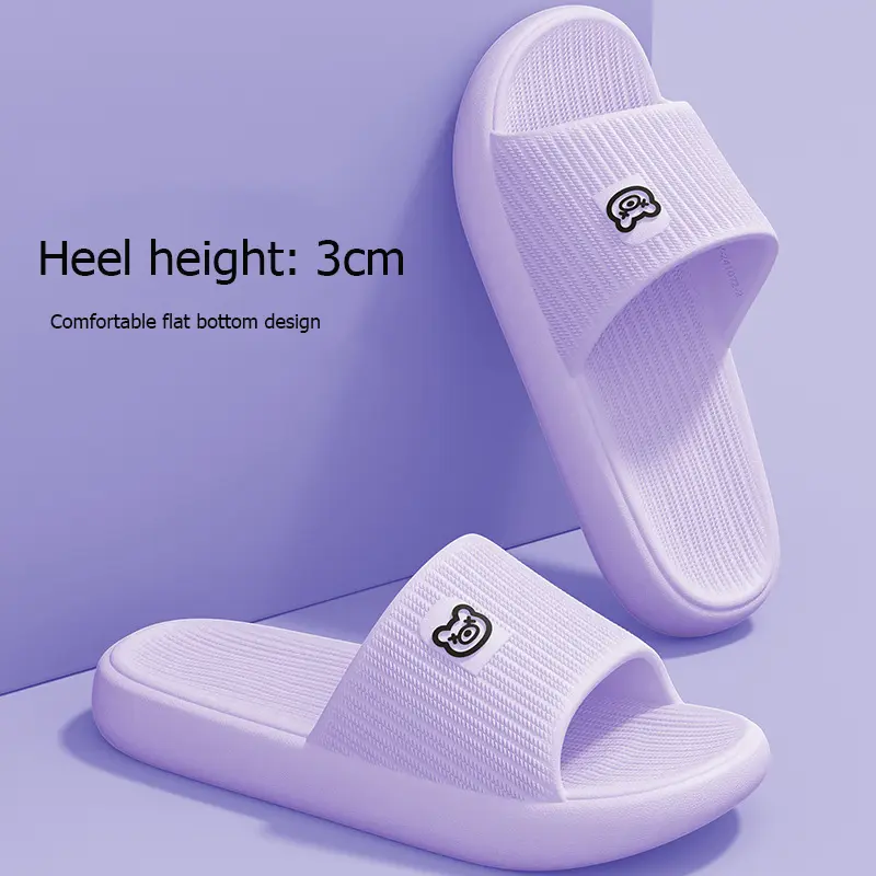 Summer Fashion Slippers Women Shoes Comfortable Slippers For Men Home Flat Sandals Flip Flops Couples Bathroom Indoor Slides