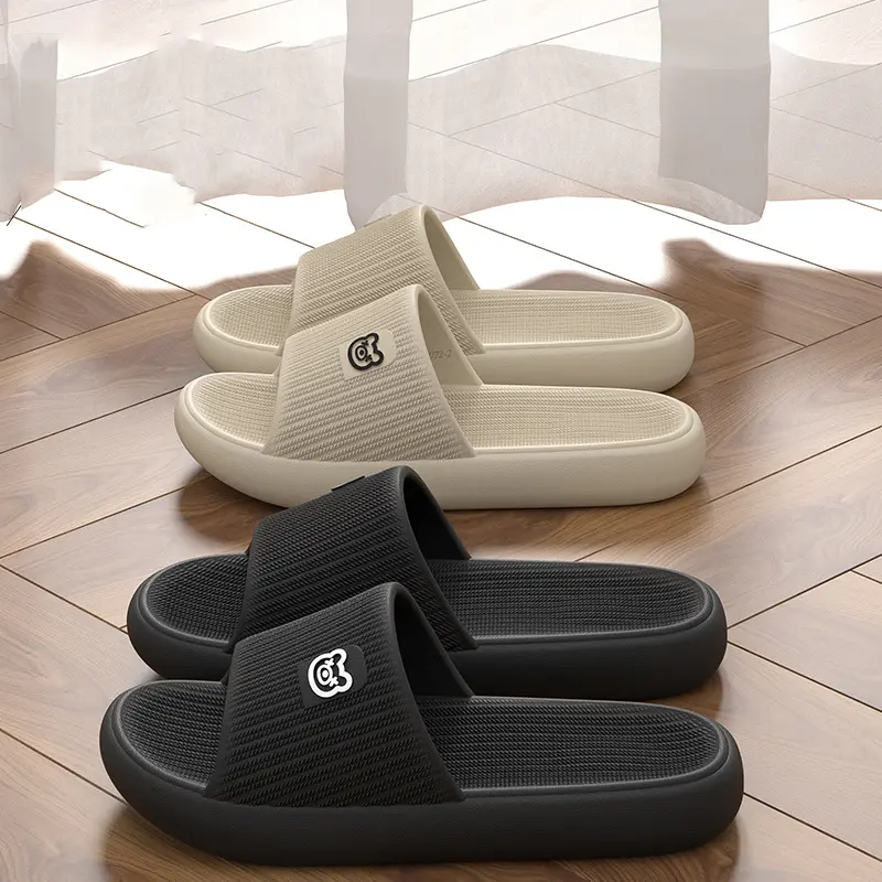 Summer Fashion Slippers Women Shoes Comfortable Slippers For Men Home Flat Sandals Flip Flops Couples Bathroom Indoor Slides
