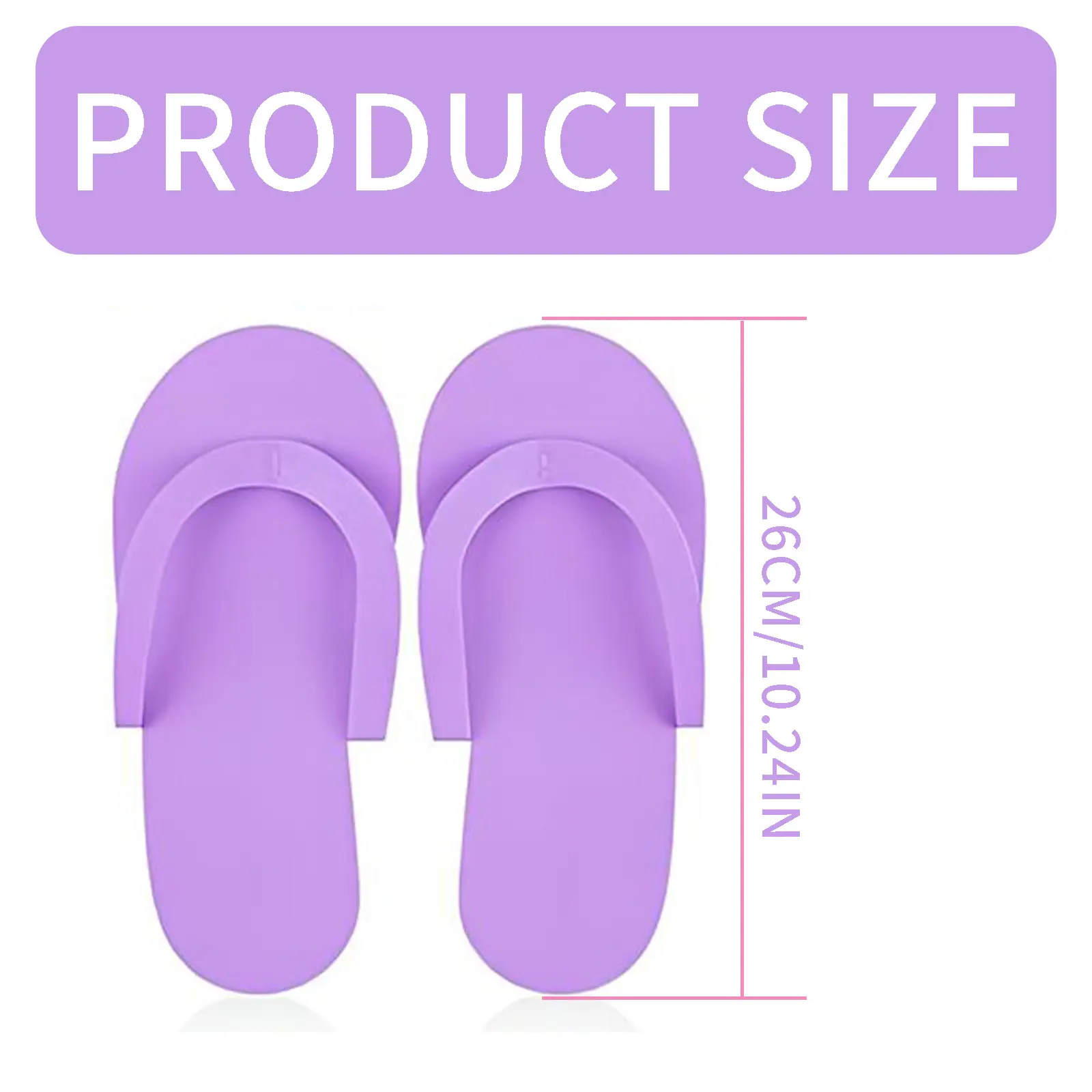 Disposable Pedicure Slippers Foam Disposable Multi Color Spa Flip Flops Pedicure Shoes for Women Salon Nail Spa