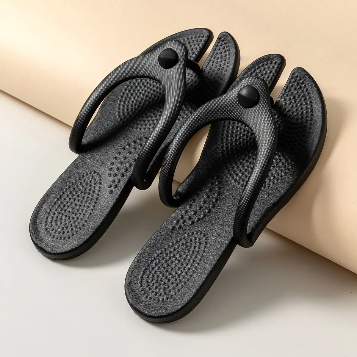 EVA Women Flip Flops Foldable Detachable Beach Slippers Comfortable Soft Outdoor Flip Flops