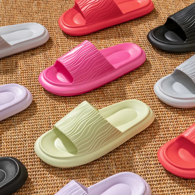 Summer EVA Soft Soled Women Slippers Indoor Home Casual Flat Flip Flops Bathroom Non-slip Sandals Outdoor Men Beach Slides Shoe