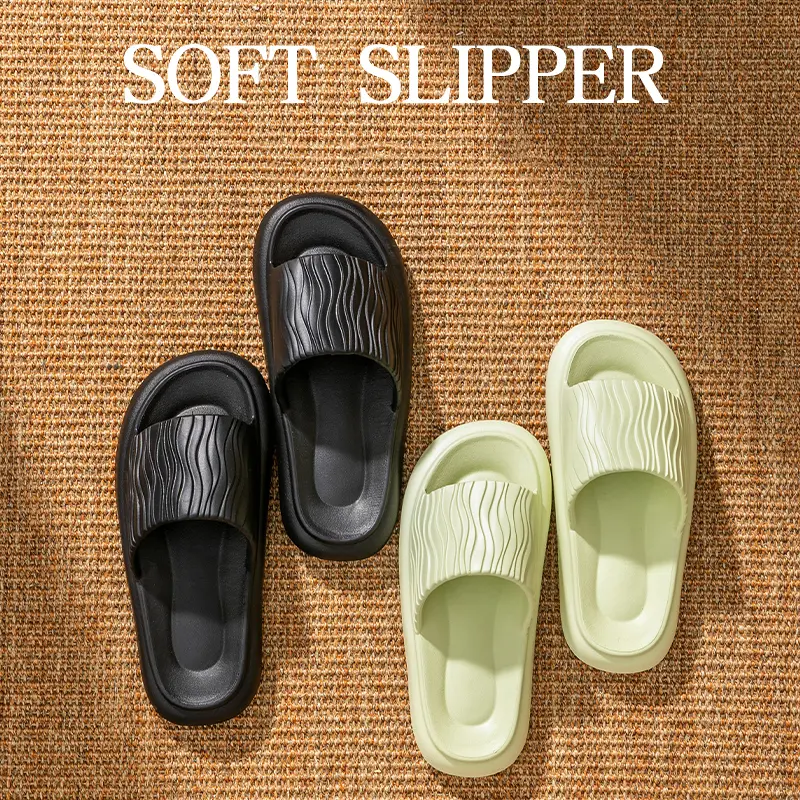 Summer EVA Soft Soled Women Slippers Indoor Home Casual Flat Flip Flops Bathroom Non-slip Sandals Outdoor Men Beach Slides Shoe