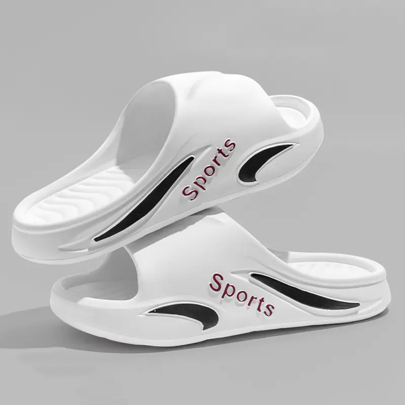 Indoor Outdoor Men Slippers 2025 Summer Lightweight Non Slip Beach Slippers Man Soft Thick Bottom Eva Cloud Slides Flip Flops
