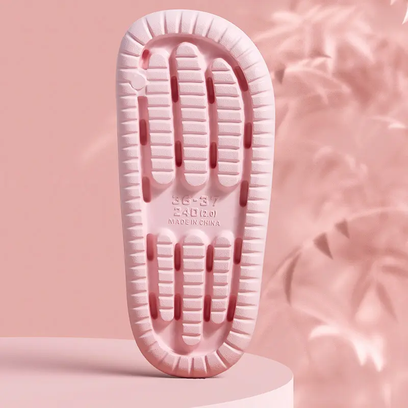 Thick Platform Bathroom Home Slippers Women Cloud Slippers Summer Soft Sole Eva Indoor Sandals Non-Slip Flip Flop Men Slippers