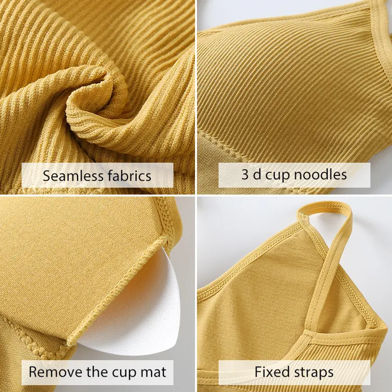 Sexy Bras For Women Backless Seamless Bra Unwired Sports Female Underwear Bralette Push Up Large Size Bra Without Frame Brassier