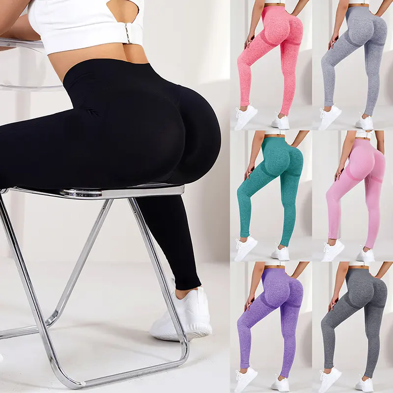 Women Yoga Leggings High Waist Exercise Sports Trousers Running Fitness Gym Leggings Hip Lifting Femme Pants