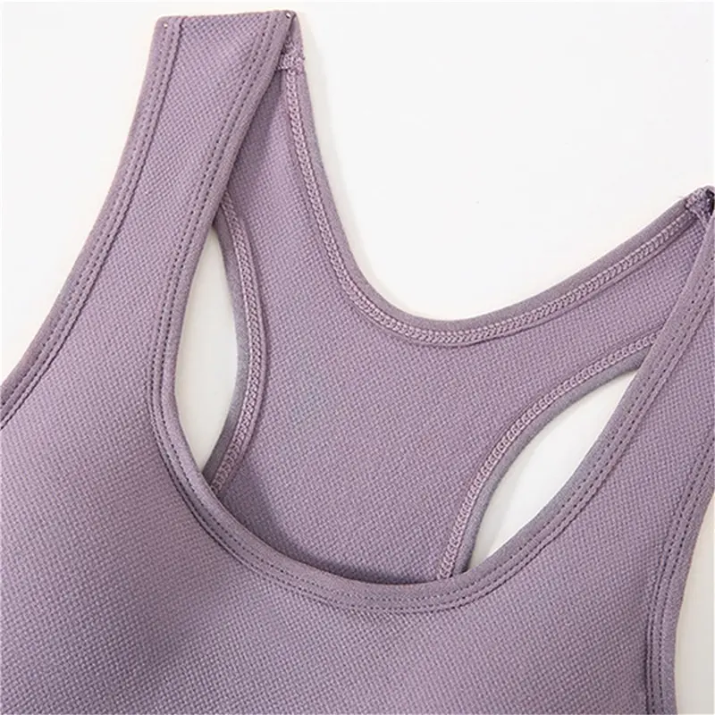 Sexy Women Sports Bra Plus Size Crop top Patchwork Underwear Push Up Cotton Fitness Top Seamless Bralette Sports Vest Yoga top