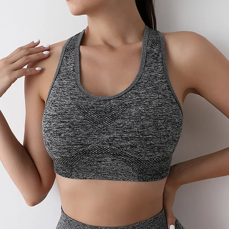 Push Up Sports Bras Top Women Fitness Vest Sports Top Seamless Underwear Shockproof Yoga Bra Quick Dry Brassiere Gym Sportswear