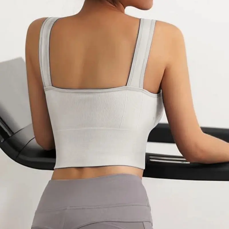 Seamless Sports Beauty Back U-Shaped Push-up Yoga Vest Detachable Outer Base Wrap-around Tube Top Versatile Underwear for Women