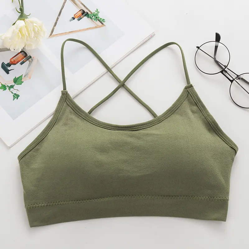 Women Sports Bra ross Strap Push Up Sport Bra Top Yoga Gym Crop Top Brassiere Fitness Top Sport Breathable Beauty Back Bras