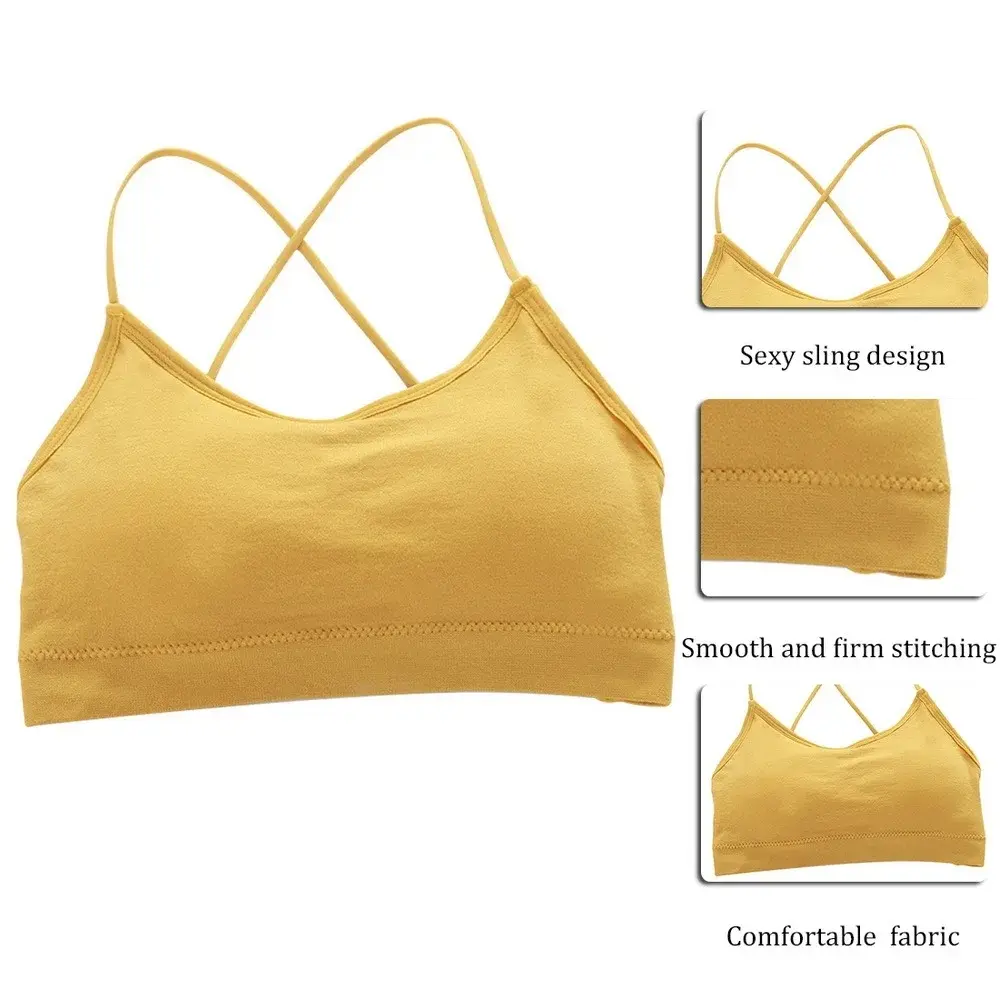 Women Sports Bra ross Strap Push Up Sport Bra Top Yoga Gym Crop Top Brassiere Fitness Top Sport Breathable Beauty Back Bras