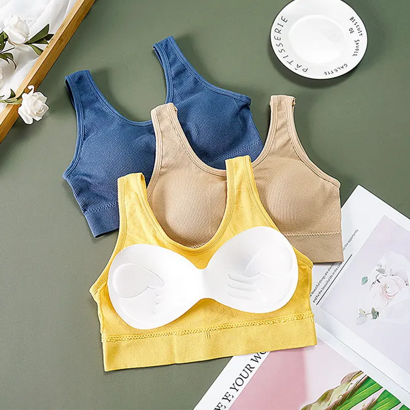 Seamless Bra Top For Women Bralette Sports Top Sexy Lingerie Comfy Bra Female Push Up Brassiere Seamless Underwear топ женский