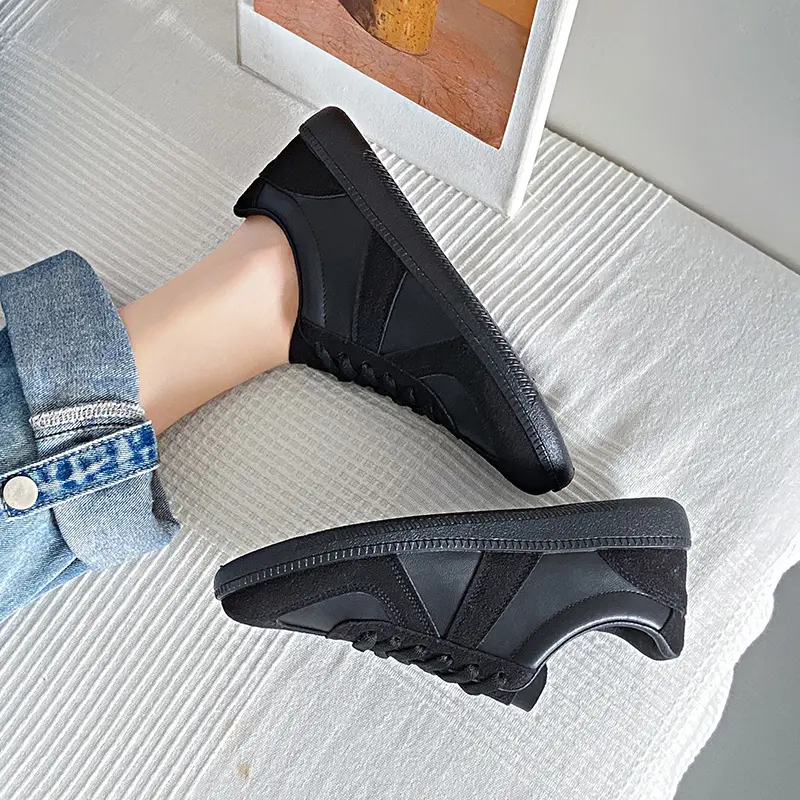 White Shoes For Women, Instagram trendy Korean Version, Versatile Women's Moral Training Shoes, Flat Bottomed Board Shoes