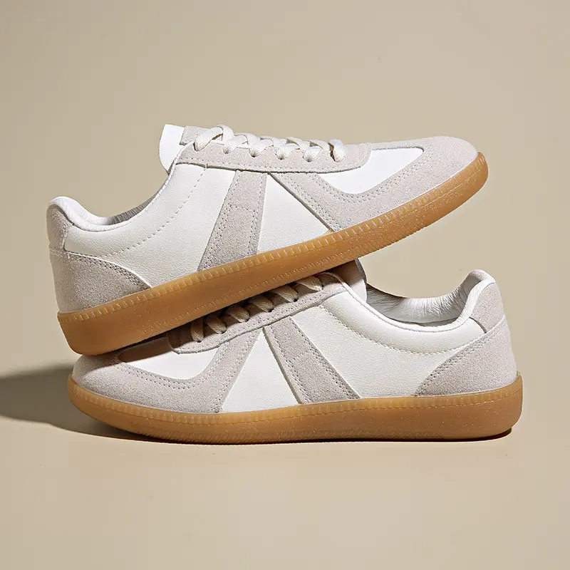 White Shoes For Women, Instagram trendy Korean Version, Versatile Women's Moral Training Shoes, Flat Bottomed Board Shoes