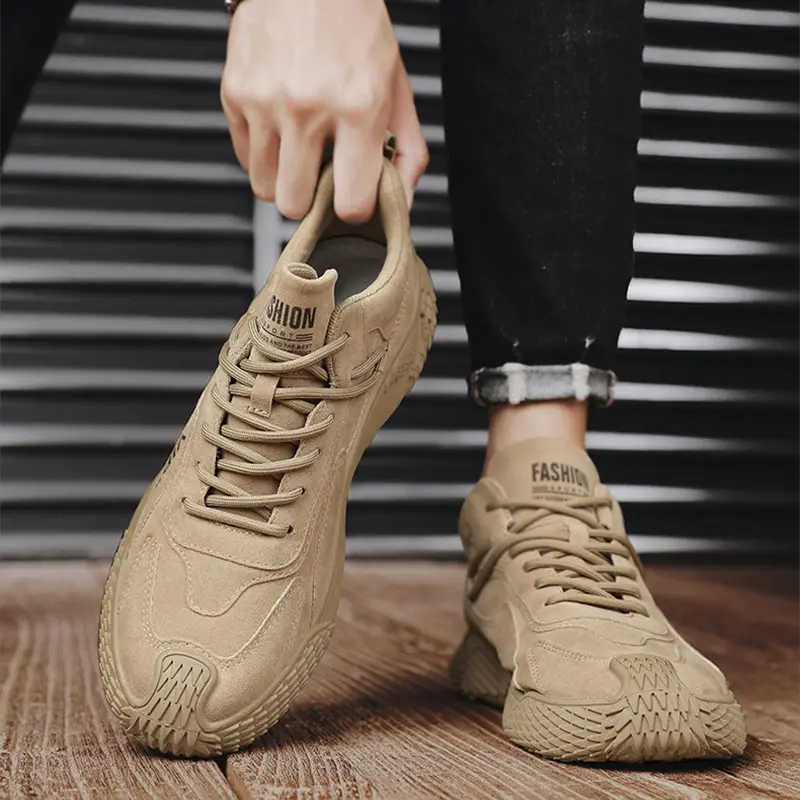 2024 New Summer Men's Casual Shoes Trendy Shoes Men's Sports Shoes Korean Edition Fashion Youth Single Shoes