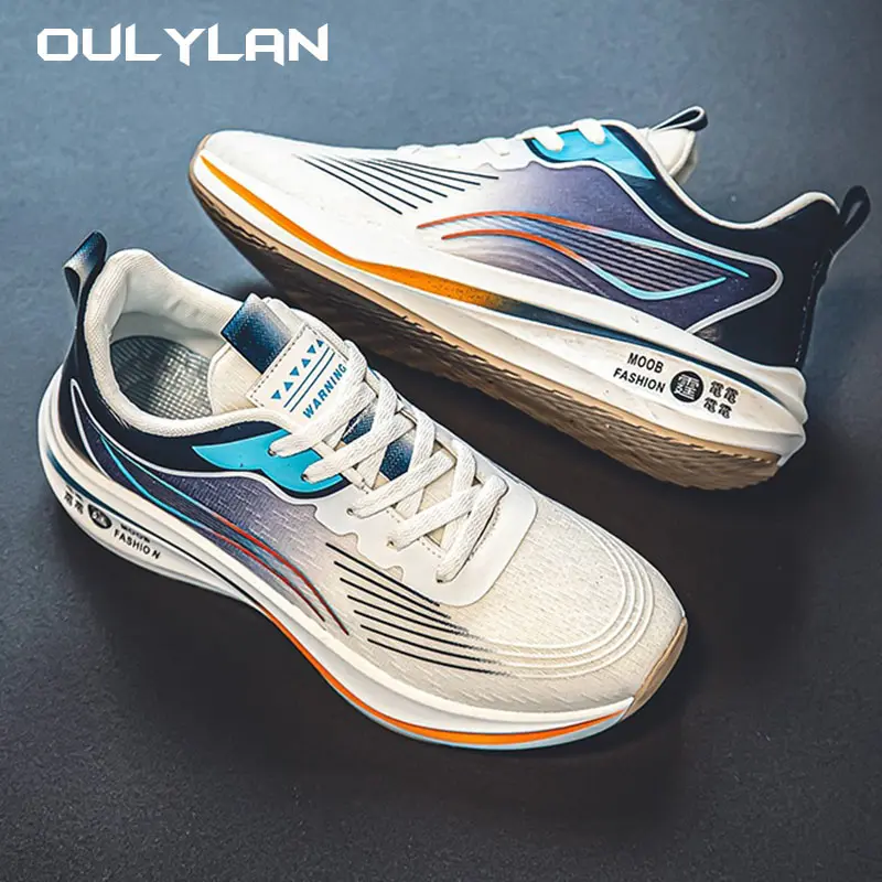 Summer Breathable Sports Shoes, Thick Soled Shock-Absorbing And Anti Slip Sneakers, Thin Mesh Sports Shoes