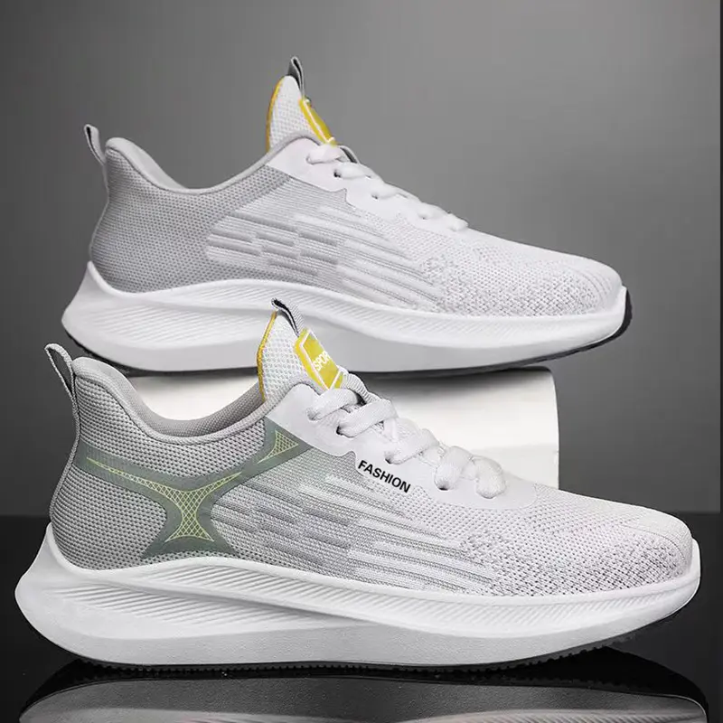 2024 New Fashion Mens Sneakers Summer Breathable Mesh Shoes Sports Casual Shoes For Men Lightweight Non-Slip Size 39-44